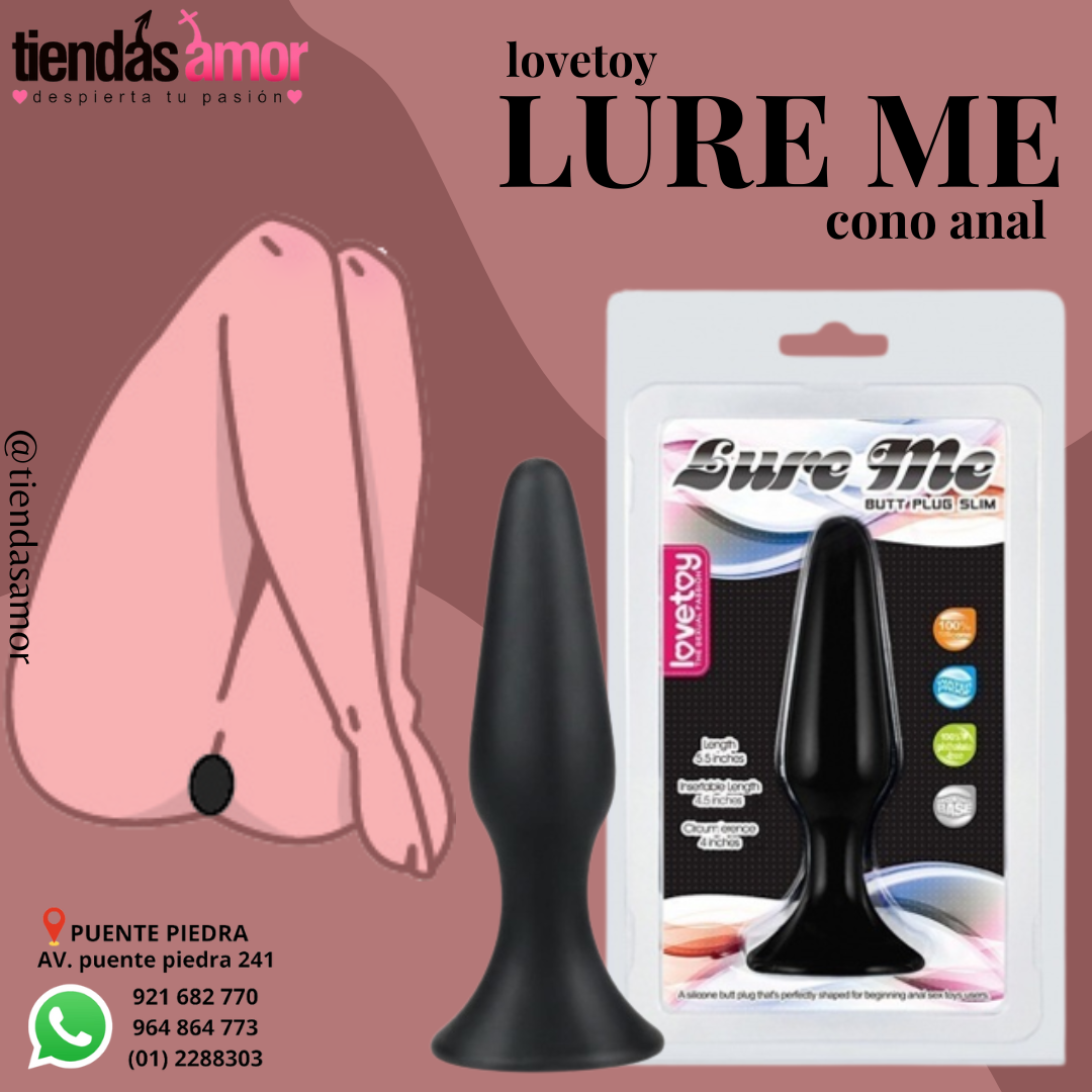 LURE ME Silicone Anal Plug